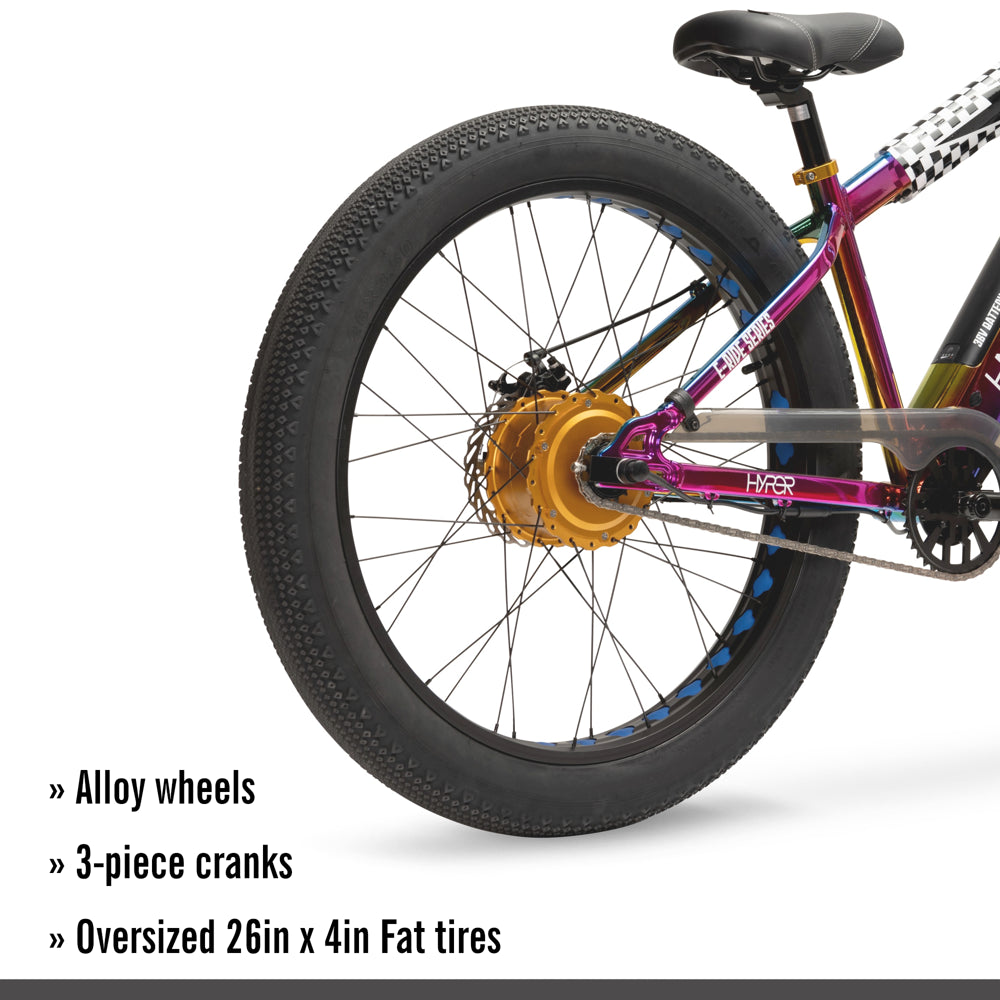 26" 36V Fat Tire E-Bike for Adults