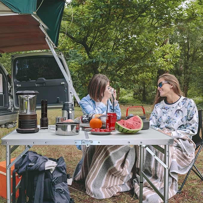 Portable Lightweight 4 Ft. Folding Camp Table