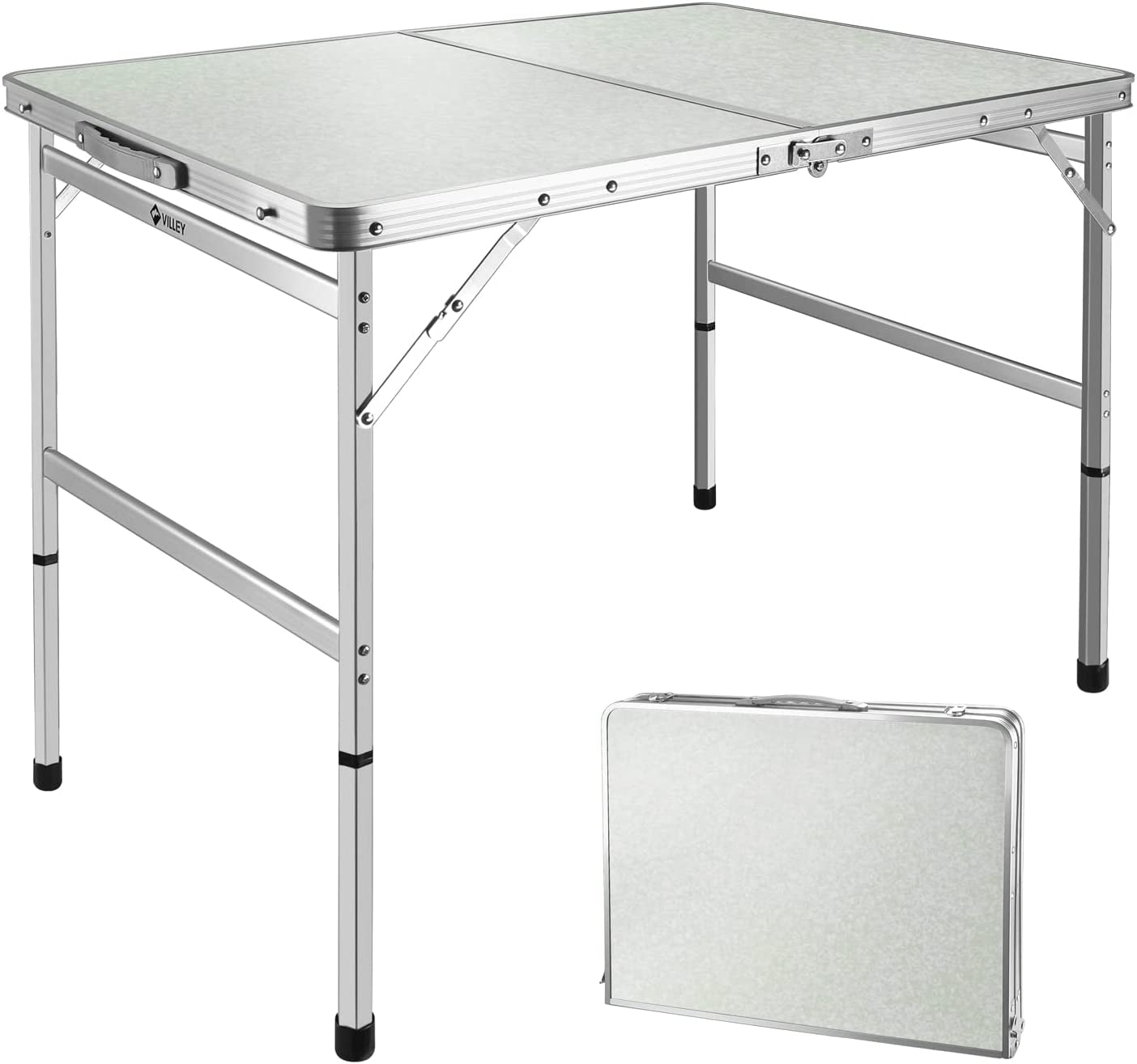  Portable Lightweight 3 Ft. Folding Camp Table 