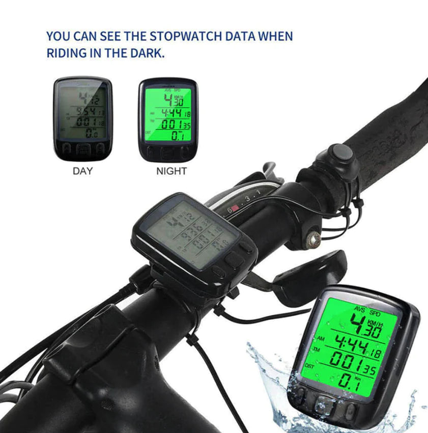 Waterproof Digital Bicycle Speedometer 