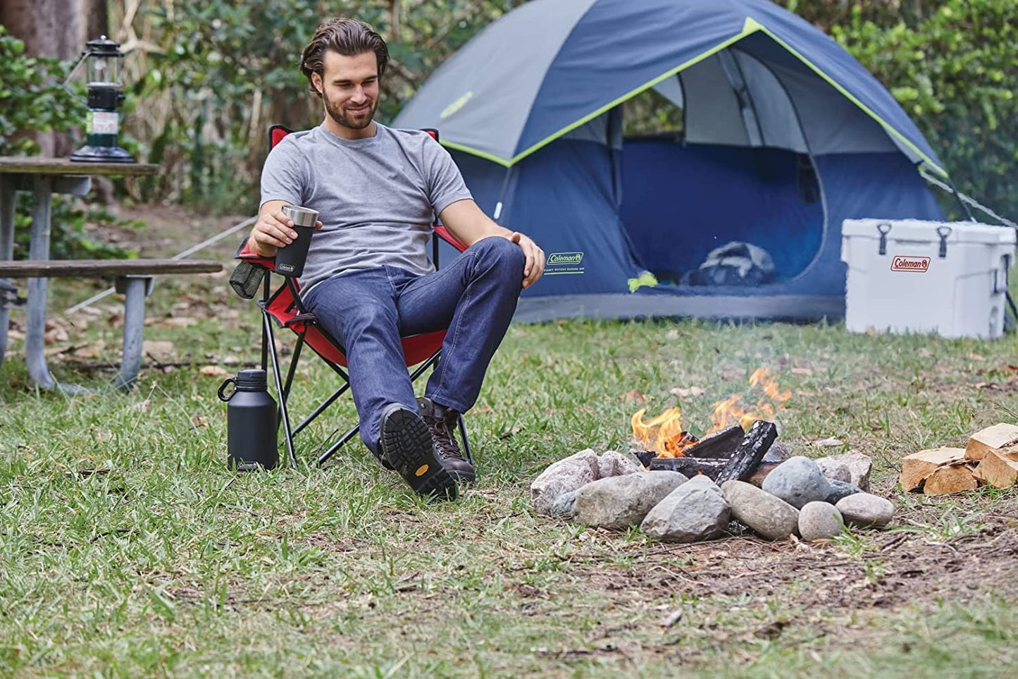 Broadband Mesh Quad Camping Chair