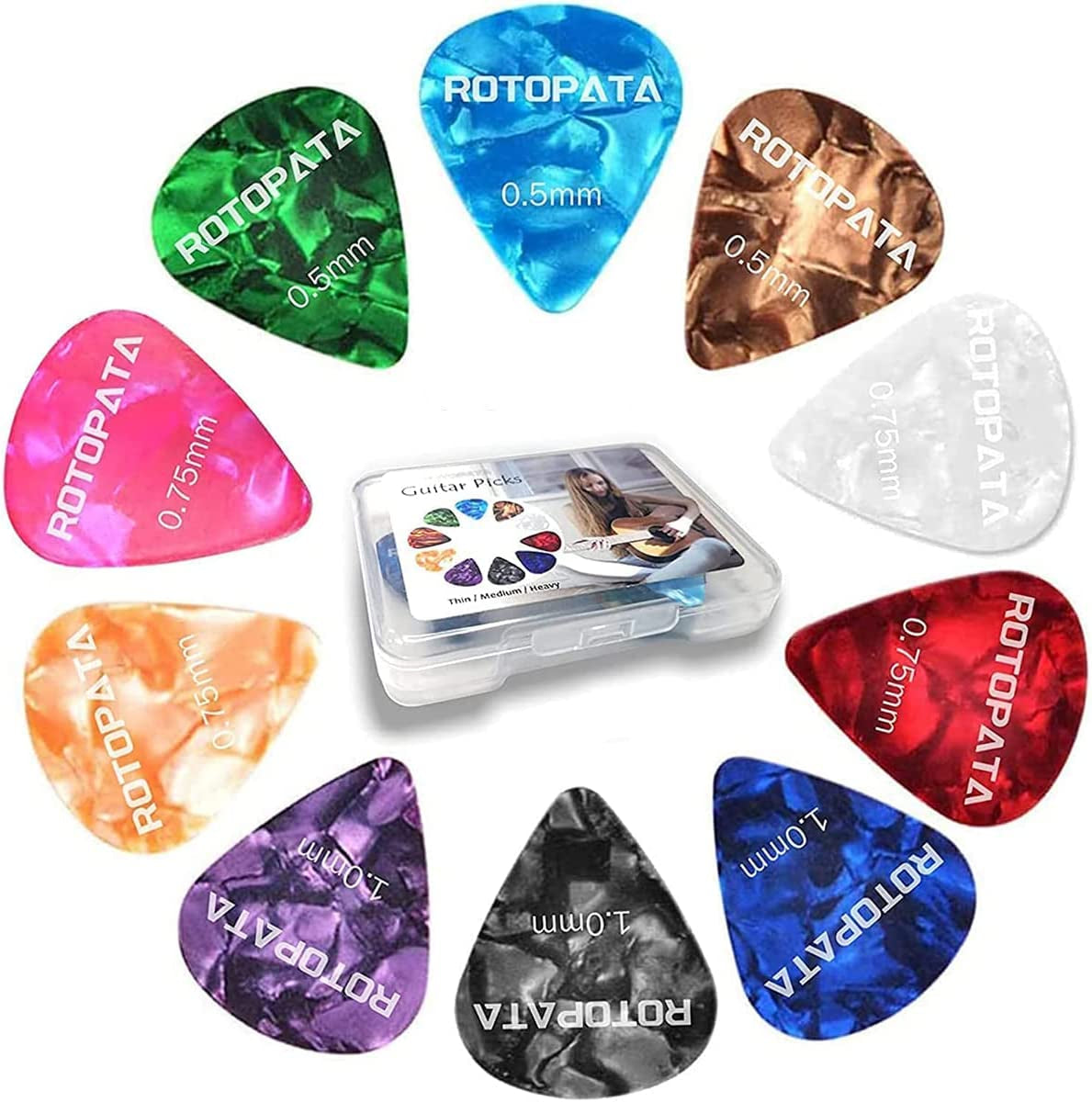 30 Guitar Picks, Variety Pack