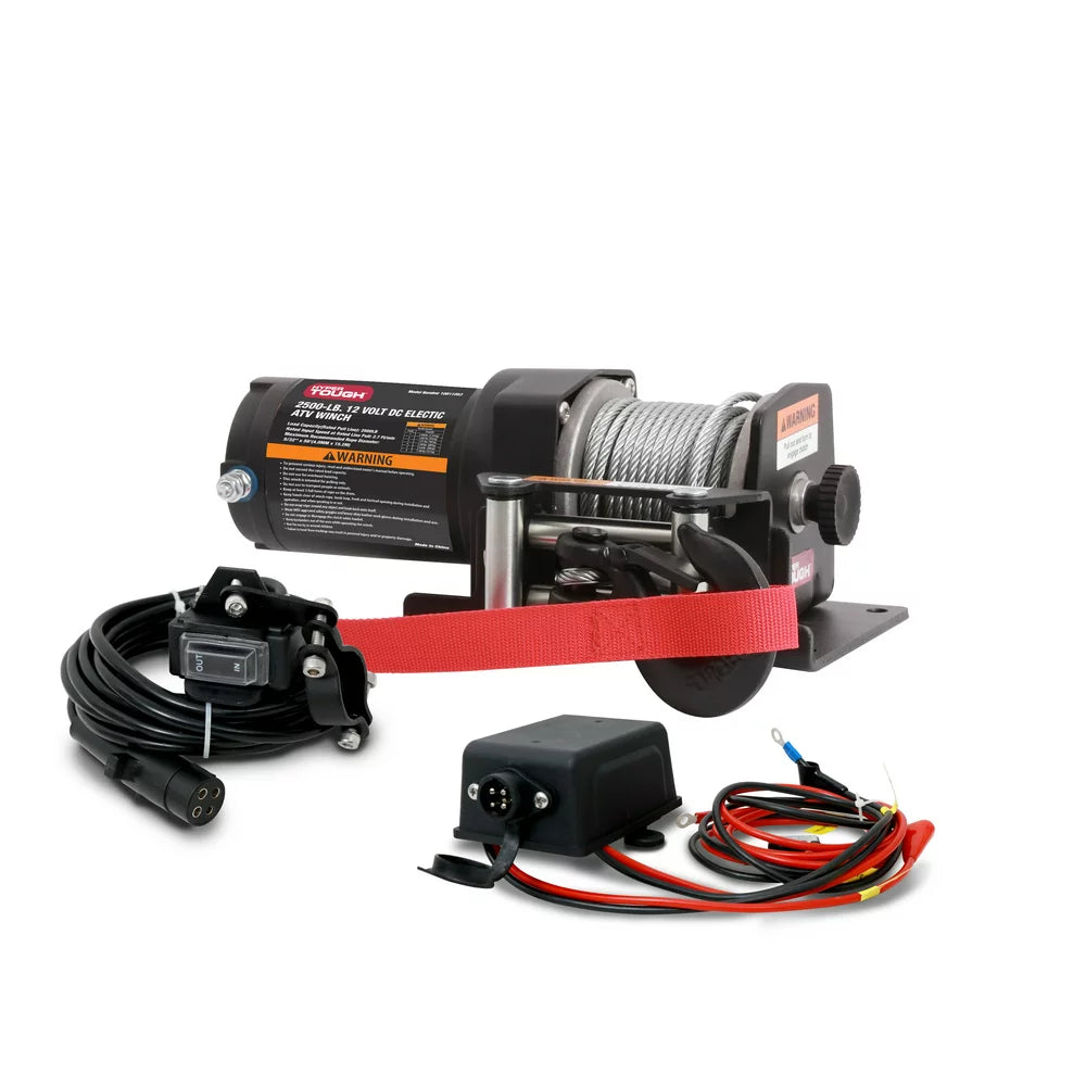 2500 Lb. 12V DC Electric ATV Winch 