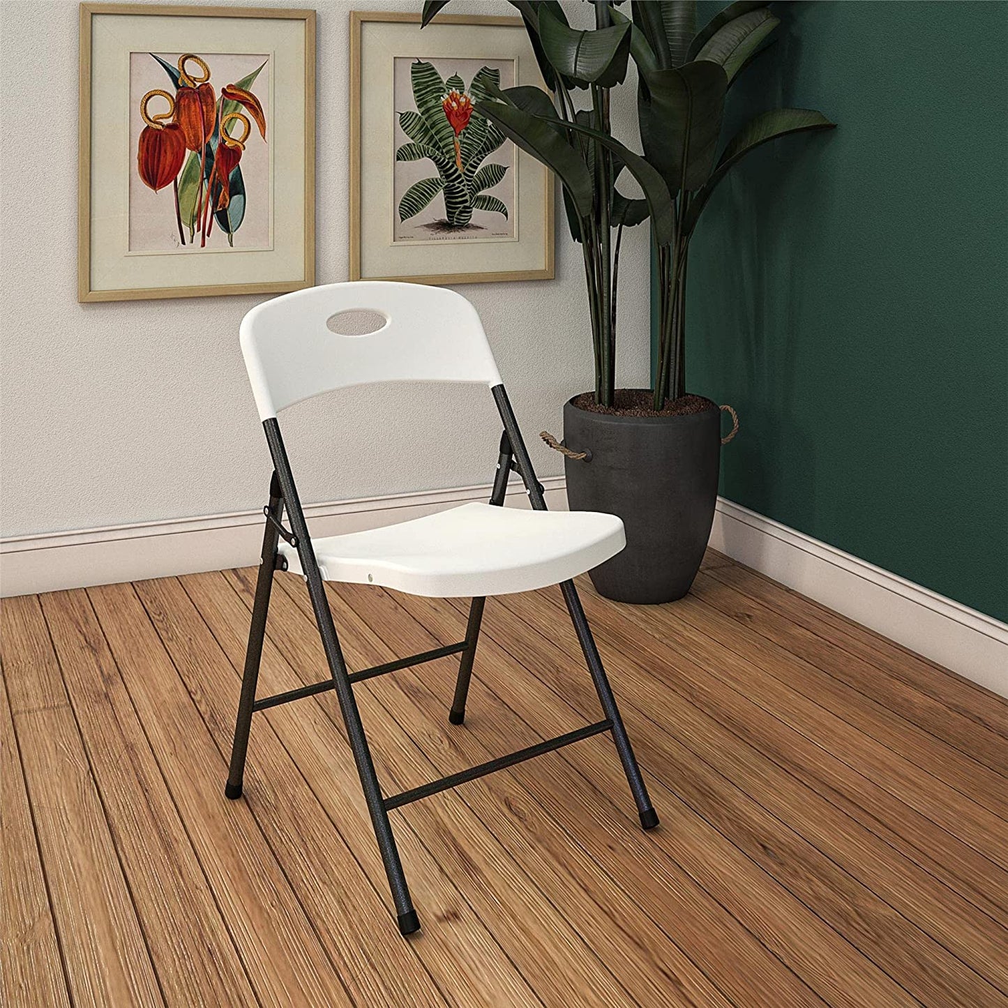 Solid Resin Folding Chair (Pack of 4)