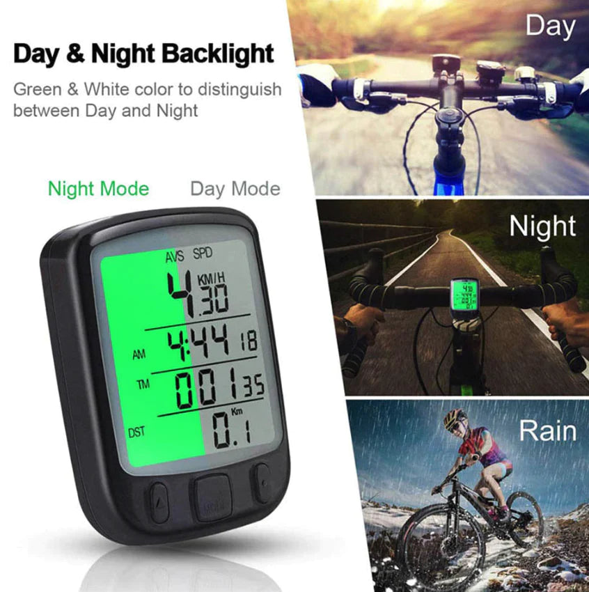 Waterproof Digital Bicycle Speedometer 