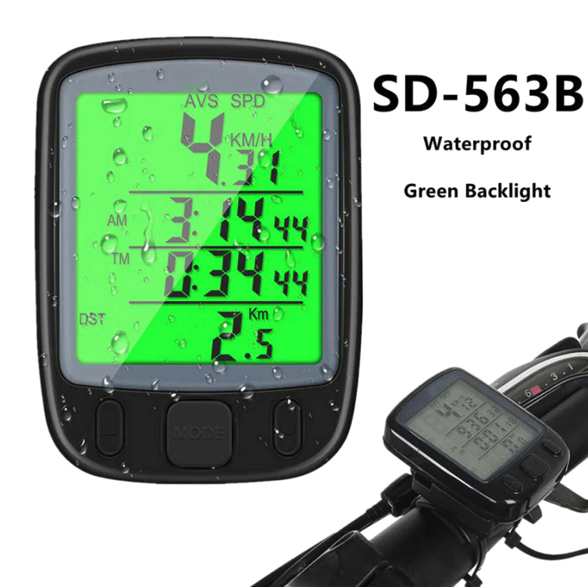 Waterproof Digital Bicycle Speedometer 